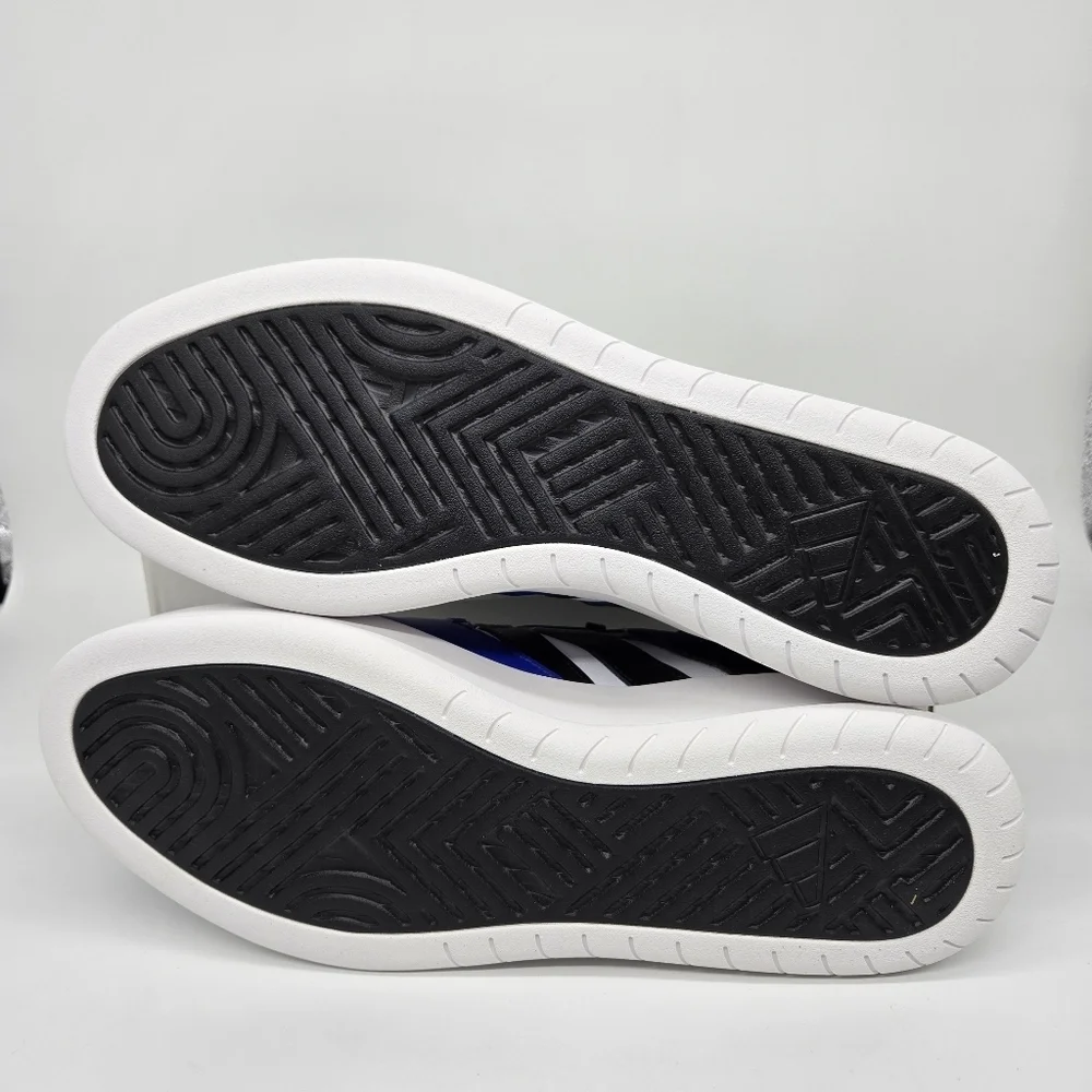 New adidas Court 24 'White Black Semi Lucid Blue' Men's Shoes Size 12.5 - Picture 7 of 8